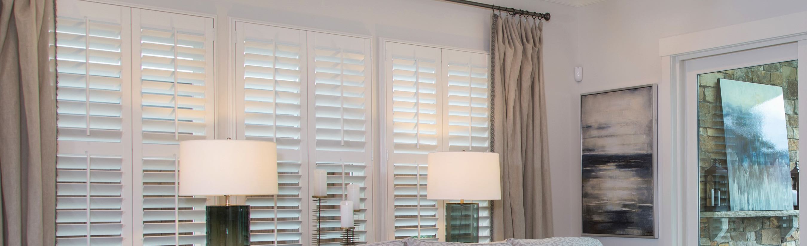 White Shutters in Living Room